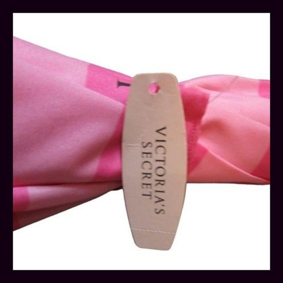 Victorias Secret Iconic Signature Pink Stripe Limited Edition Parasol Umbrella - Picture 14 of 16